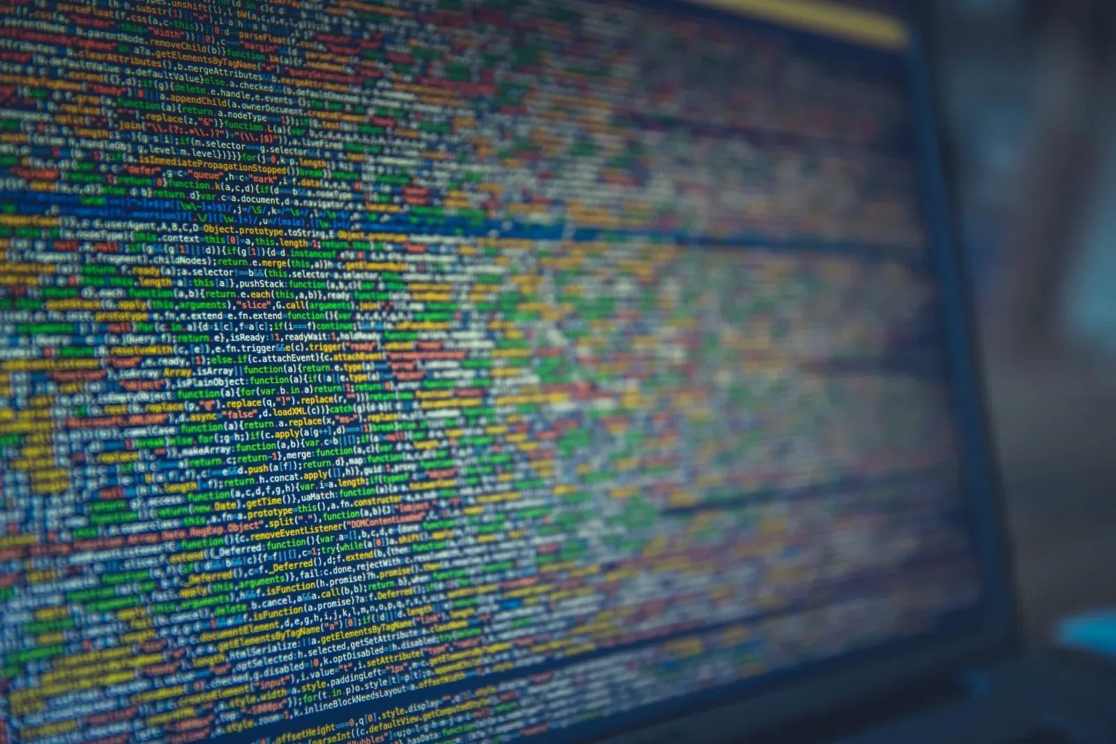 Detalle de código fuente de una página web.